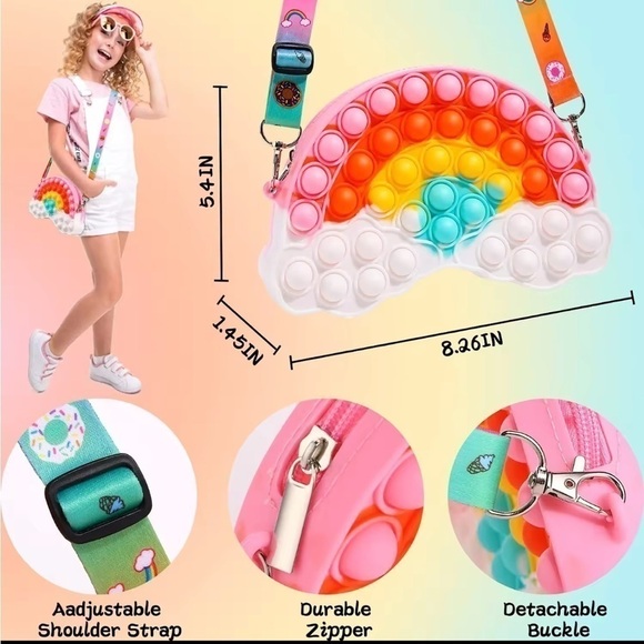 Fidget bag - Rainbow - Picture 3 of 3